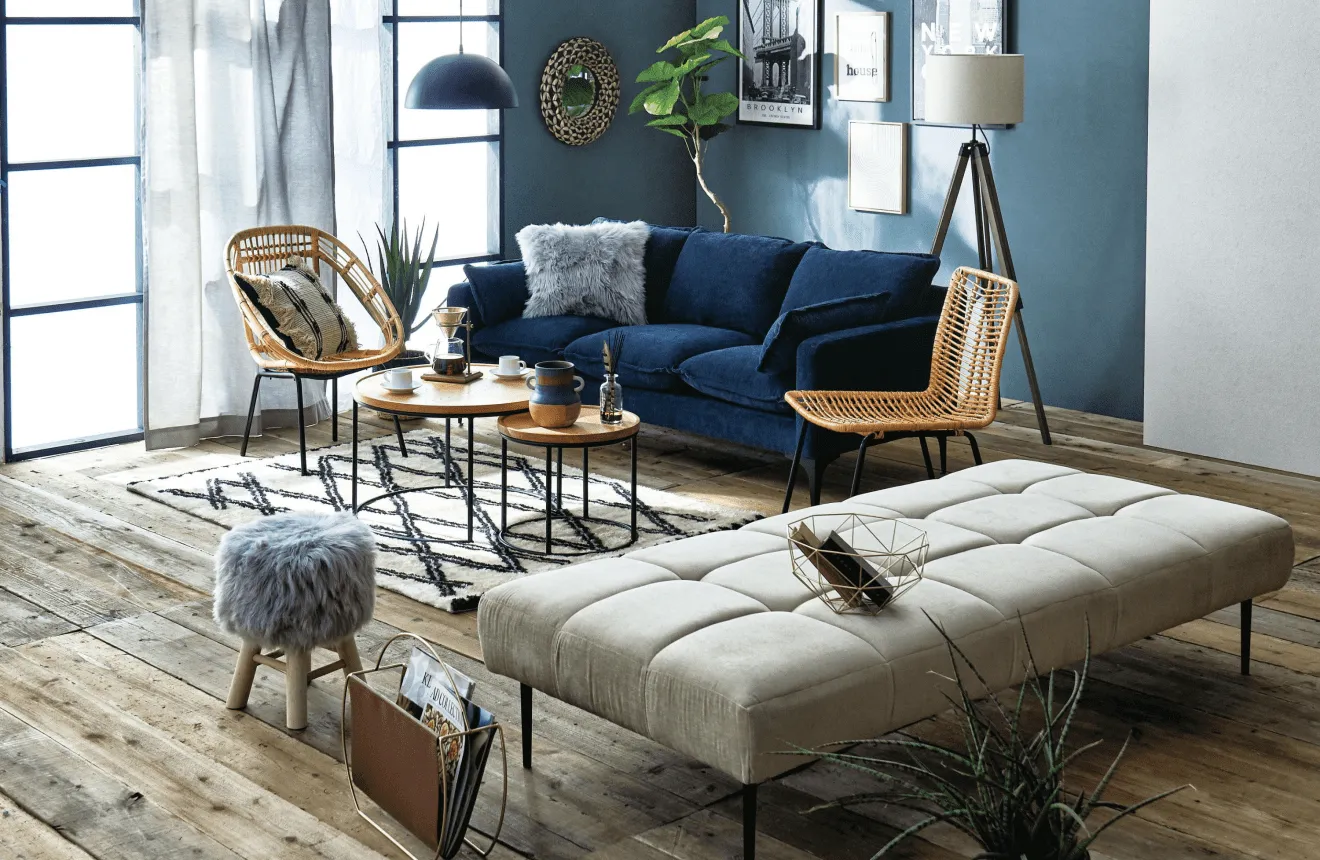 wtw マリブオットマン グレイ